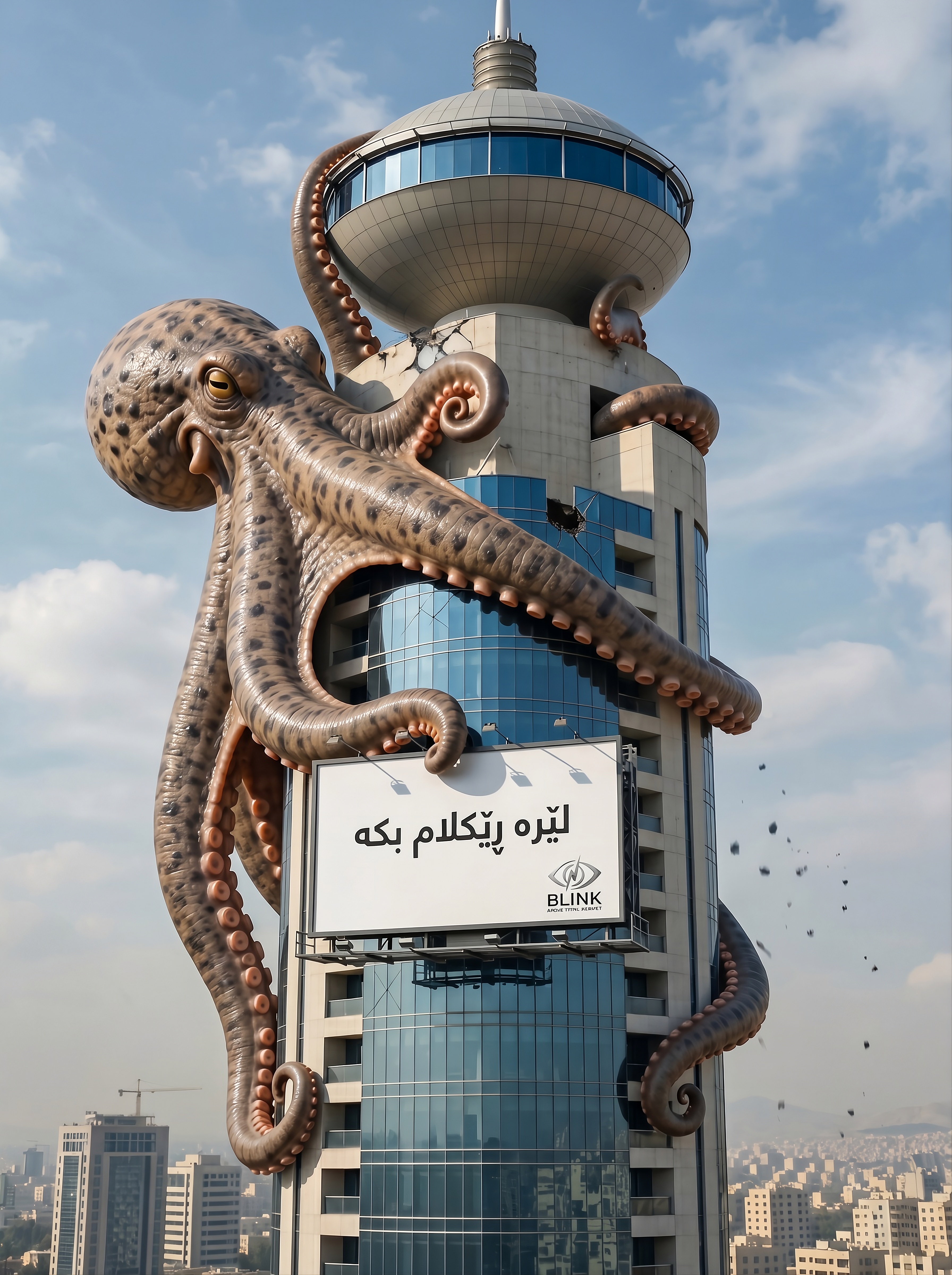 Blink VFX — octopus billboard